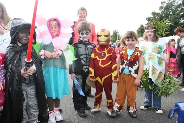 Fancy dress competition at the Kill o' the Grange Family Fun Day and Fête.