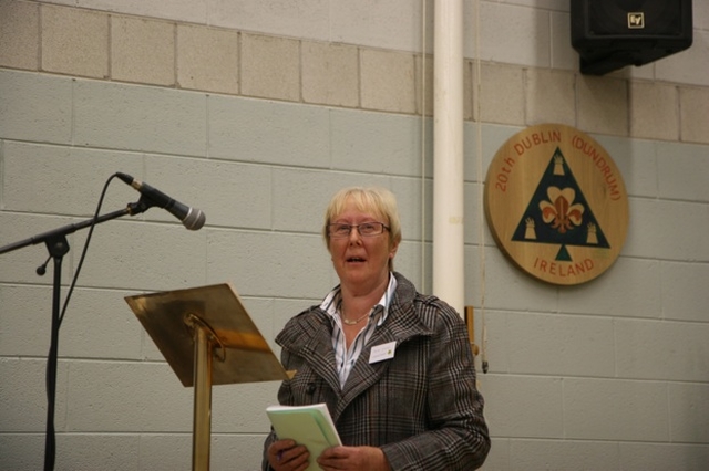 Ruth Handy (Greystones) commended the Diocesan Outreach project at the Dublin and Glendalough Diocesan Synods in Christ Church, Taney.