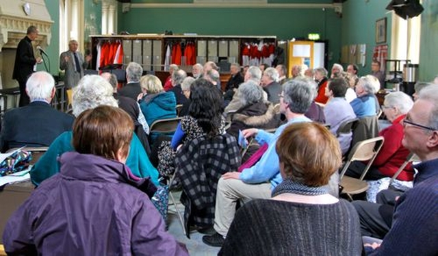 There was a full house for the opening lecture in the lunchtime series entitled ‘Introducing Christ Church’ on Tuesday March 5 when Canon Ken Kearon, Secretary General of the Anglican Communion was the speaker. 