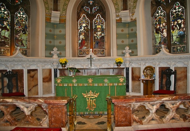 The altar in St Philip and St James’ Church, Booterstown. The Parish Profile on Booterstown & Mount Merrion will appear in the March issue of The Church Review.