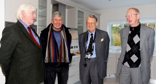 Andrew Whittaker, John Wallace, Max Graham and Bruce Stokes in the kitchen of the newly refurbished Donnybrook and Irishtown Vicarage. 