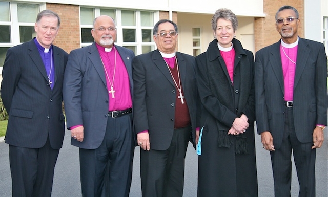 Primates from the Americas pictured at the 18th Primates’ Meeting of the Anglican Communion at the Emmaus Retreat and Conference Centre, Swords, Co Dublin.