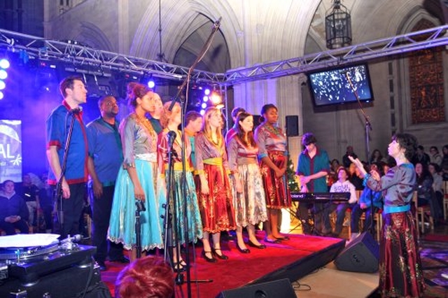 Discovery Gospel Choir perform at Essential in Christ Church Cathedral on Friday 2 December 2011