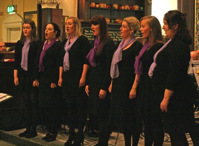 Leinster Singers at Songs of Praise at St Ann’s Church, Dublin