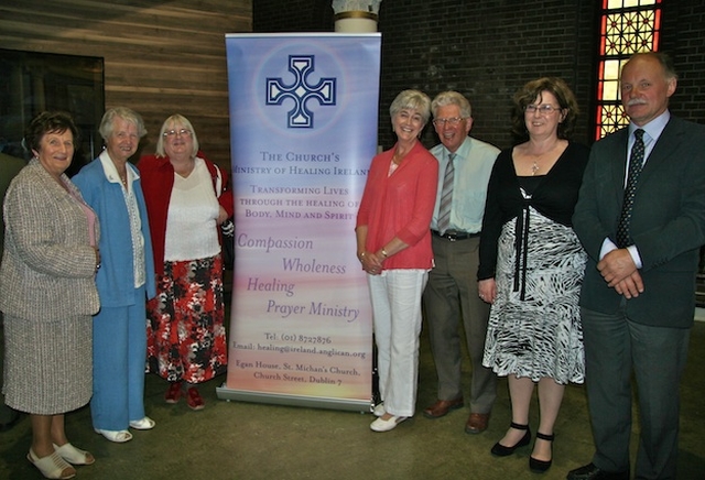 The Diocesan Prayer Ministry Team pictured at the Church's Ministry of Healing Annual Thanksgiving Service and Gift Day in St George & St Thomas’ Church in Dublin city centre. From left to right: Avril Gillatt, Violet Elder, Hillary Ardis, Carol Casey, Ron Elder, Adele Sleator and Ernest Mackey.