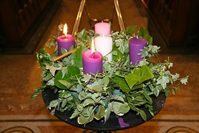 The Advent Wreath, St Philip & St James' Church, Booterstown & Mount Merrion Parish.
