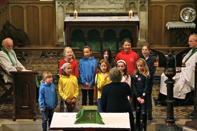 The Church's Junior Choir.