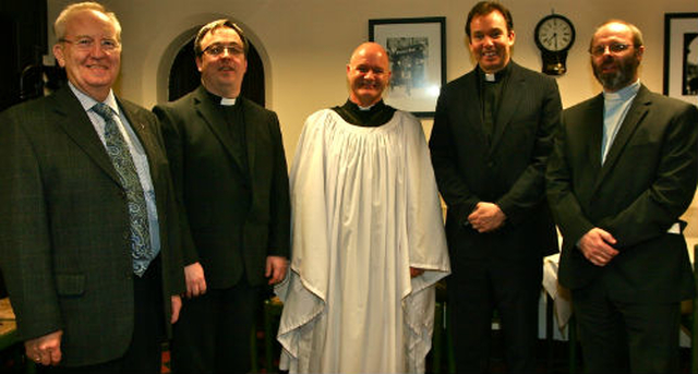 Clergy from the main churches attended the Annual Ecumenical Service of Thanksgiving for the Gift of Sport in St Ann’s Church, Dawson Street.