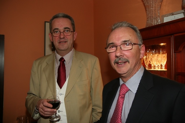 Pictured at the reception following the blessing and dedication of the newly extended Vicarage in All Saints, Grangegorman are the Dean of Christ Church Cathedral, the Very Revd Dermot Dunne and the Rector of Stillorgan and Blackrock, the Revd Ian Gallagher.