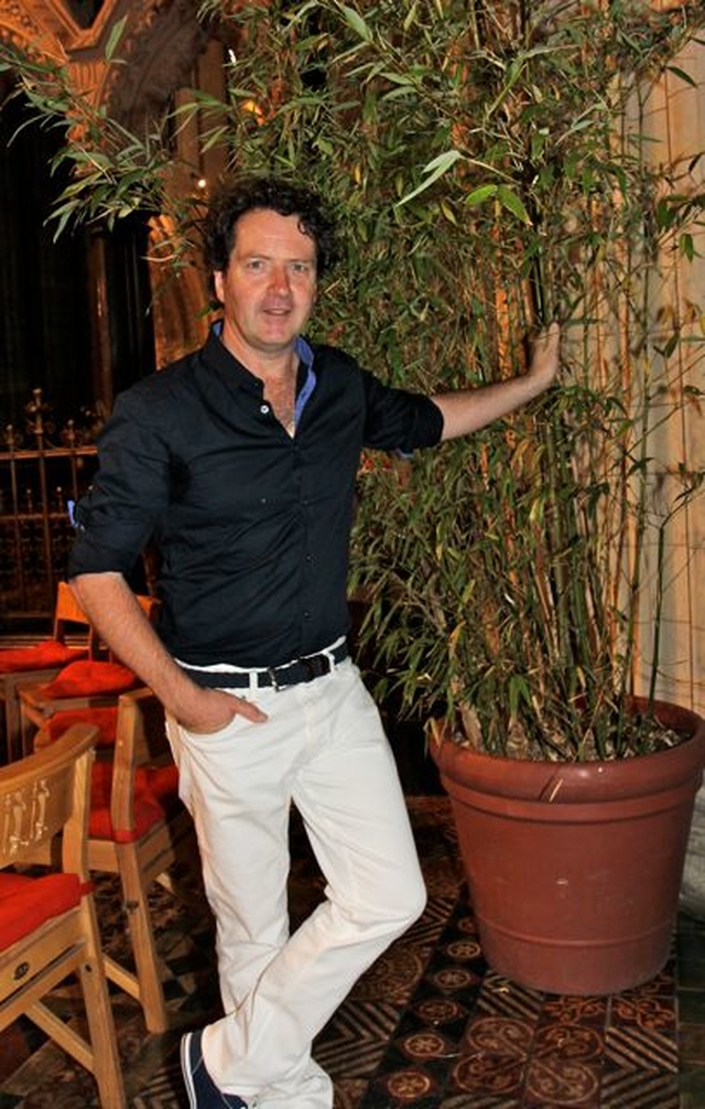 Celebrity gardener, Diarmuid Gavin, gave a talk in Christ Church Cathedral as part of the Dublin Garden Festival which took place in the cathedral over the weekend. 