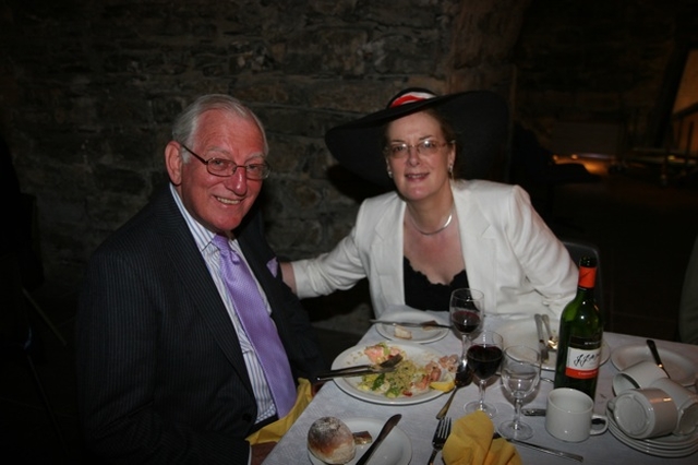 Pictured at a dinner in Christ Church Cathedral for the Friends of the Cathedral are Michael Denton, Cathedral Administrator and his wife, Margaret Daly Denton, Lecturer in the Church of Ireland Theological Institute.