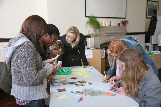 'Teaching the Bible through Crafts' seminar at the Building Blocks Conference, All Hallows College.