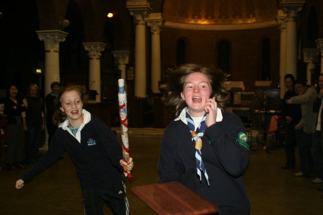 The Chase during a game at the Irish Night in St Georges and St Thomas Church, Cathal Brugha Street.
