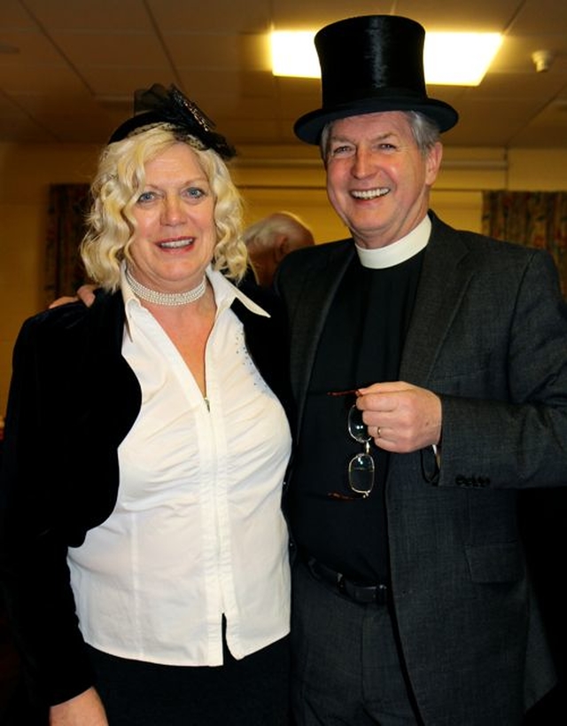 Parish reader, Lily Byrne and rector, Canon Fred Applebe, joined the festivities at Rathmichael Parish’s Victorian Tea Party yesterday (Sunday January 5). The event marked the start of a year of celebrations leading up to the 150th anniversary of the foundation of Rathmichael Parish Church. 