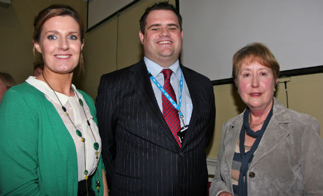 Attending the civic reception in County Hall, Dun Laoghaire, in honour of Canon Victor Stacey following his election to Dean of St Patrick’s Cathedral were Cllr Marian Bailey, Cllr Neale Richmond and Stella Henderson. 