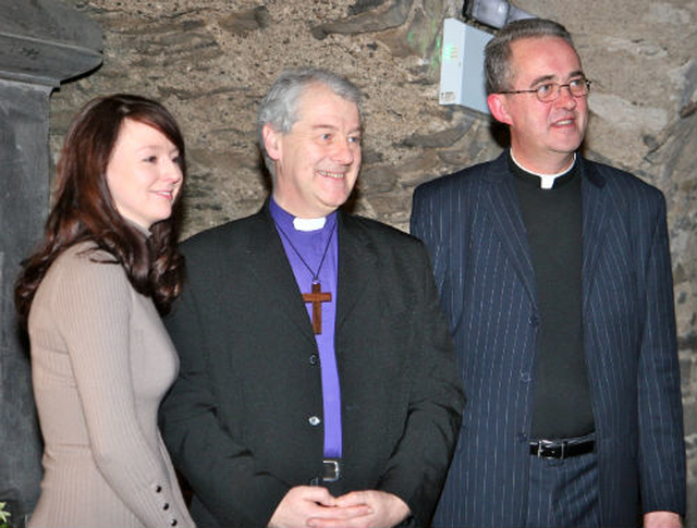The outgoing musical director of Christ Church Cathedral, Judith Gannon, with the Archbishop of Dublin, the Most Revd Dr Michael Jackson and the Dean of Christ Church, the Very Revd Dermot Dunne. Judith stepped in to the breach and took on the role on a temporary basis for 20 months. She will continue to sing with the choir.