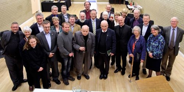 Those present at the 100th anniversary of Cumann Gaelach na hEaglaise in St Ann’s Parish Hall.