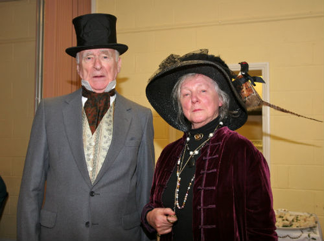 Thomas Wilson and Corinne Hewat look the part for the Edwardian tea party at Rathmichael to celebrate Nollag na mBan.