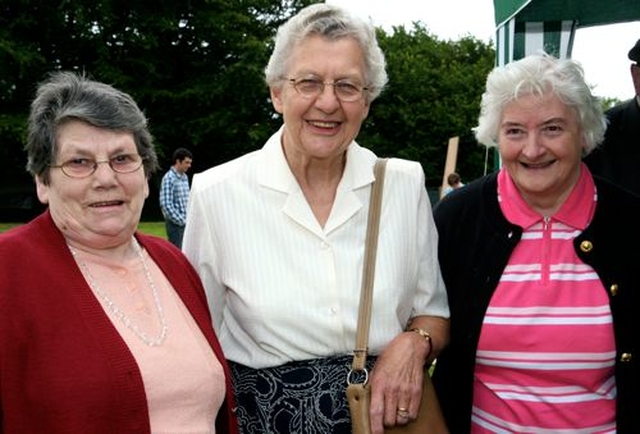 Hilda Plant, Patricia Hanbidge and Gladys Edgehill at Donoughmore Parish Fete. 