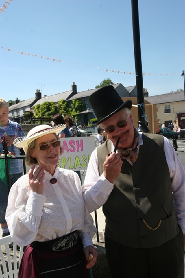 Pictured are Carol and Richard Bird from Powerscourt Parish in Victorian Costume at the Enniskerry Victorian Festival, part of the year-long Enniskerry 150 celebrations marking the 150th Anniversary of the foundation of three nearby churches (two Church of Ireland, one Roman Catholic). 