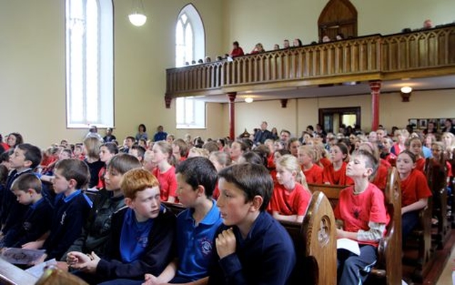 There was standing room only in St Michael’s Church, Athy, where the West Glendalough Children’s Choral Festival took place on Friday June 6. 
