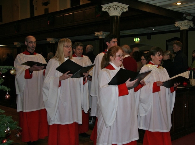 Members of the choir pictured at the Civic Carol Service in St Ann's Church, Dawson Street. 