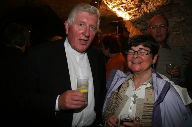 The Revd Jim Carroll, Rector of Coolock and Raheny with the Revd Carol Evans of the Diocese of Bangor, North Wales one of a group of clergy from Wales visiting Dublin.