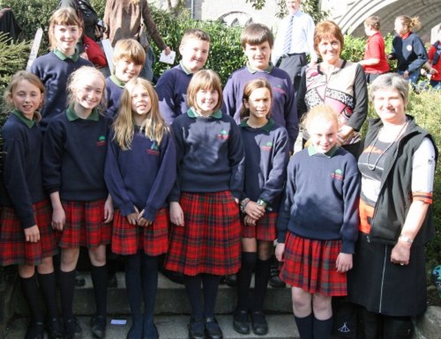 Children & Staff from Glenageary & Killiney NS at the Dublin & Glendalough Diocesan Primary Schools Service