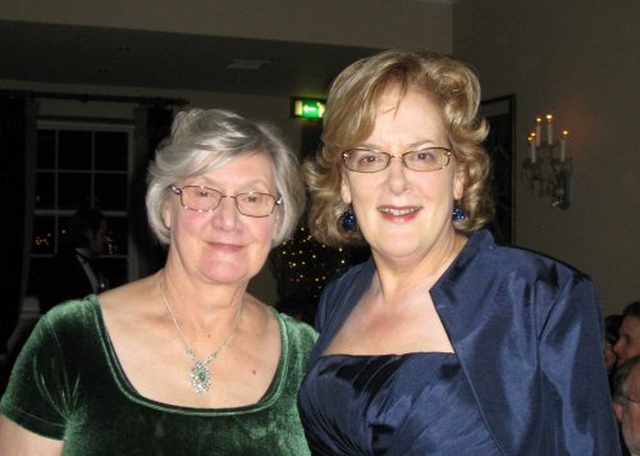 Valerie Houlden & Margaret Daly–Denton at the recent ‘Bid to Save Christ Church’ Ball in Castle Durrow, Durrow, Co Laois.