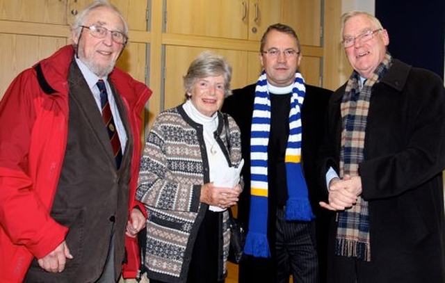 Chris Stillman, Caroline Murphy, Canon Ian Poulton and Victor Freeman are pictured following the Service of Ordination to the Priesthood of the Revd Niall Stratford which took place in St Matthias’ Church, Killiney–Ballybrack on All Saints’ Day, November 1. 