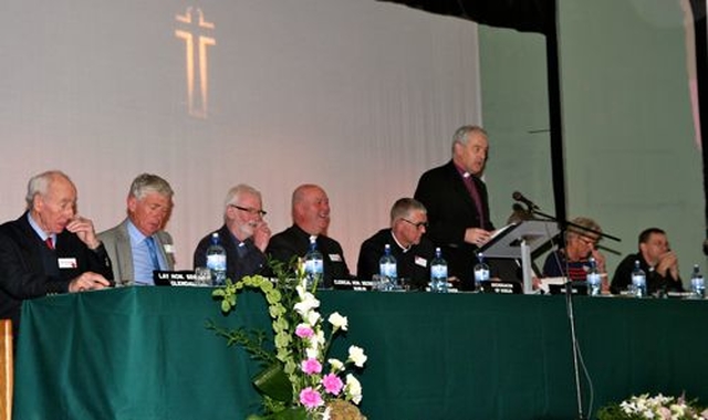 Archbishop Michael Jackson delivers his Presidential address at Dublin and Glendalough Synods 2012.  