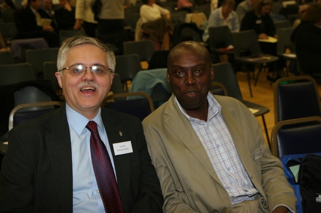 Canon Ken Rue and Fidele Mutwariasibo, both lay representatives of Whitechurch Parish at the Diocesan Synods in Taney. 