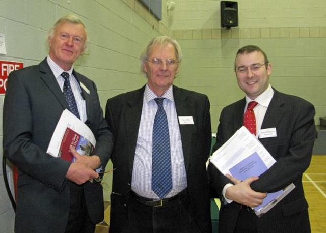 Glascott Symes, King’s Hospital, Alan Mulligan, Christ Church, Bray, and Dr Ken Fennelly, Councils at Synod