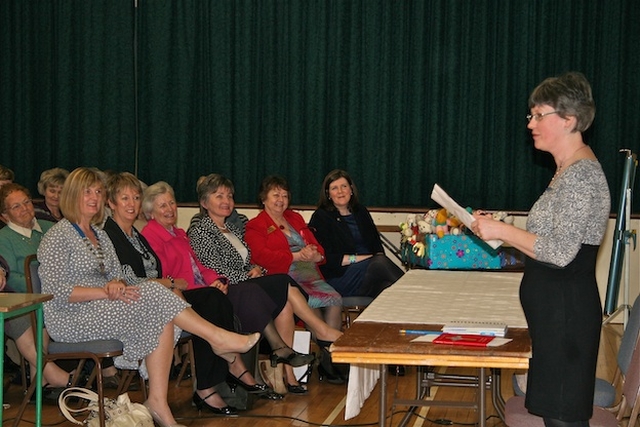 Stillorgan & Blackrock branch meeting of the Mothers' Union. Ruth Mercer, All Ireland President, and Rosemary Kempsall, Worldwide President, were in attendance. 