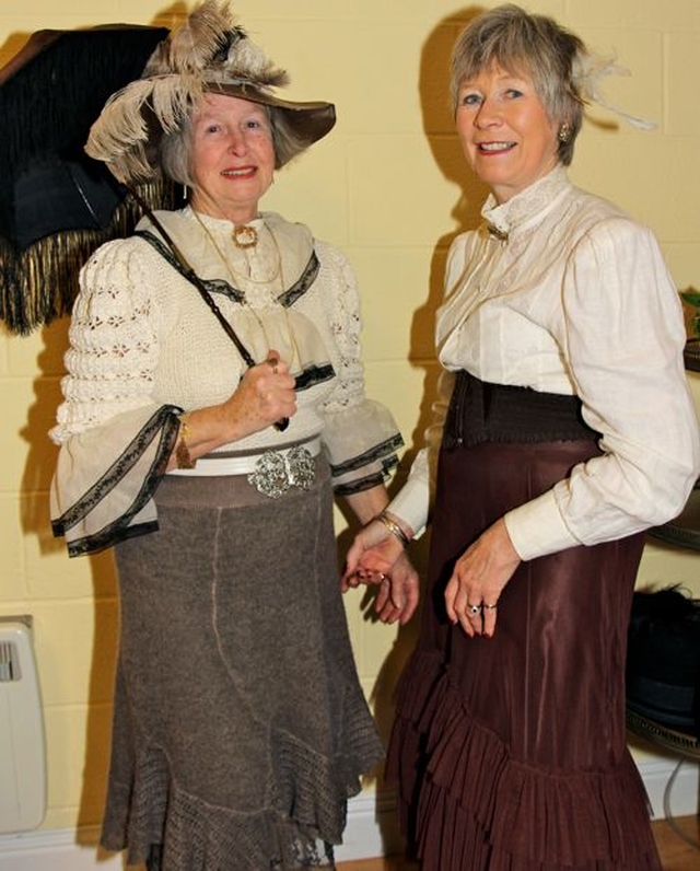 Hilary Henry and Sonia Applebe at Rathmichael Parish’s Victorian Tea Party which took place yesterday (Sunday January 5) to mark the start of the 150th anniversary year of Rathmichael Parish Church. 