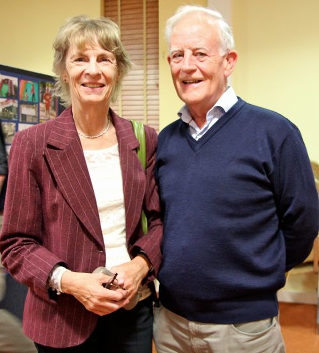 Jean and Brian Kinch at the launch of the Kill O’ the Grange History Week. 