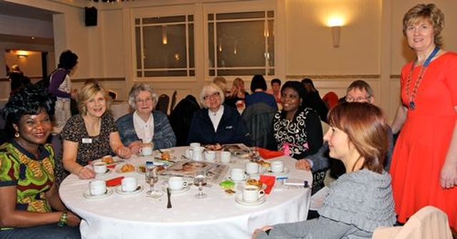 D&G Mothers’ Union members and their guests enjoying the women’s breakfast in the Springfield Hotel in Leixlip. 