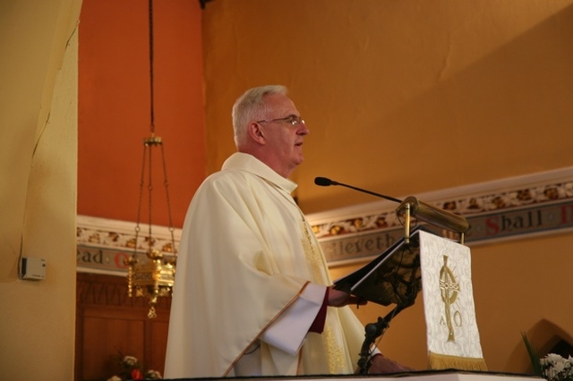 The Archbishop of Dublin, the Most Revd Dr John Neill preaching at a special Eucharist in St Brigids Church, Castleknock to celebrate the 200th Anniversary of the current Church building.