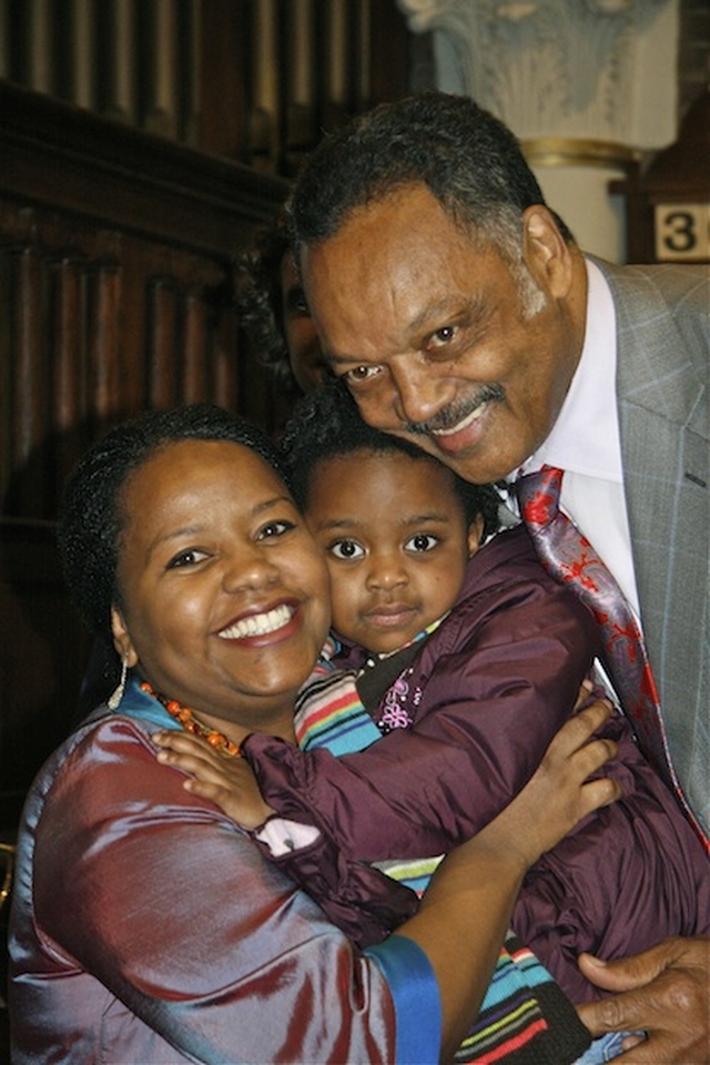 Reception for the Revd Jesse Jackson by the Discovery Gospel Choir, St George and St Thomas' Church, Cathal Brugha Street, Dublin 1. 