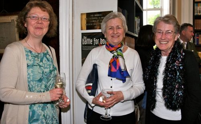 Sandra Morgan, June Empey and Marjorie Hampton attended the opening of the annual exhibition at Marsh’s Library, ‘Marvel’s of Science – Books That Changed the World’.