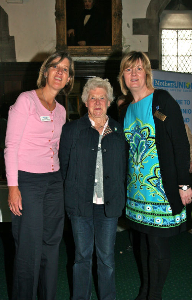 Dublin and Glendalough faith and policy coordinator, Jennifer O’Regan; former All Ireland Mothers’ Union president, Ann Barrett; and Dublin and Glendalough president, Joy Gordon. 