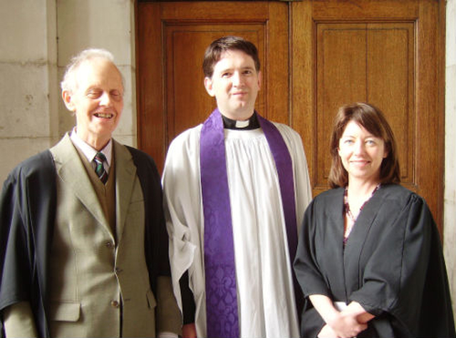 Pictured at the Chapel of Trinity College Dublin is Professor Linda Hogan, Vice–Provost of TCD (right) with the Dean of Residence of TCD, the Revd Darren McCallig (centre) and Pro–Chancellor and former Vice–Provost, Professor David Spearman (left). Professor Hogan delivered the first of the Lenten addresses in TCD Chapel. The series is entitled “6 Voices 6 Psalms: Jewish, Christian and Islamic Perspectives on the Psalms of David.