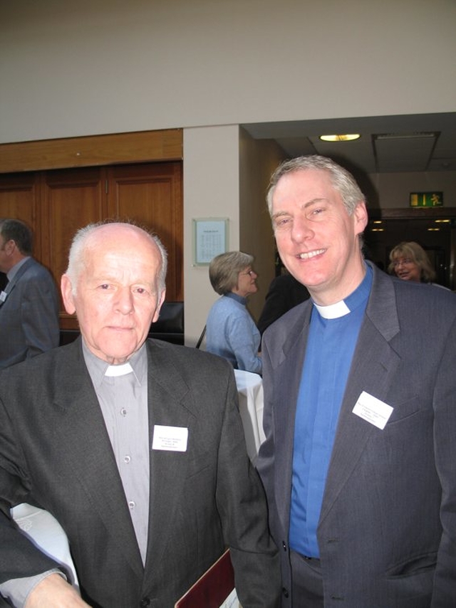 Pictured at the consultative meeting on Ministry formation organized by the ministry formation team are the Revd Cyril Rolston, Diocesan Director of Ordinands in Armagh and the Revd Canon Trevor Gillian, Diocesan Director of Ordinands in Clogher.