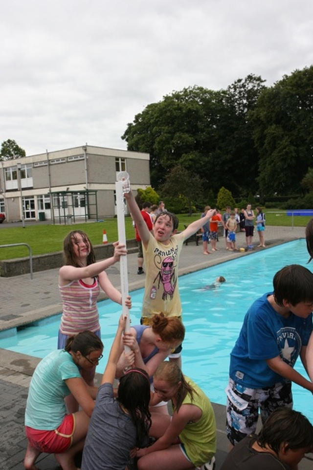 Poolside Games at the Diocesan Junior Summer Camp.