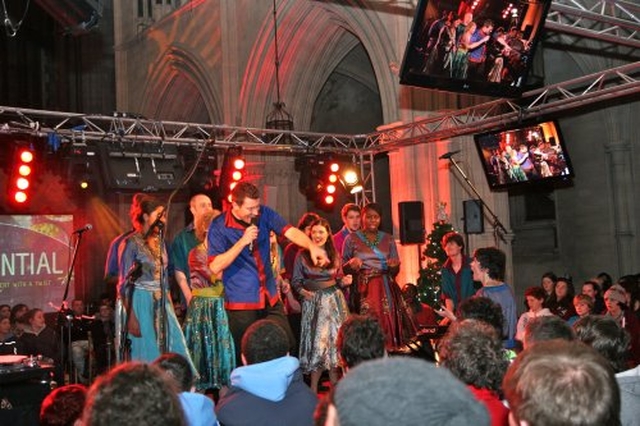 Discovery Gospel Choir perform at Essential in Christ Church Cathedral on Friday 2 December 2011