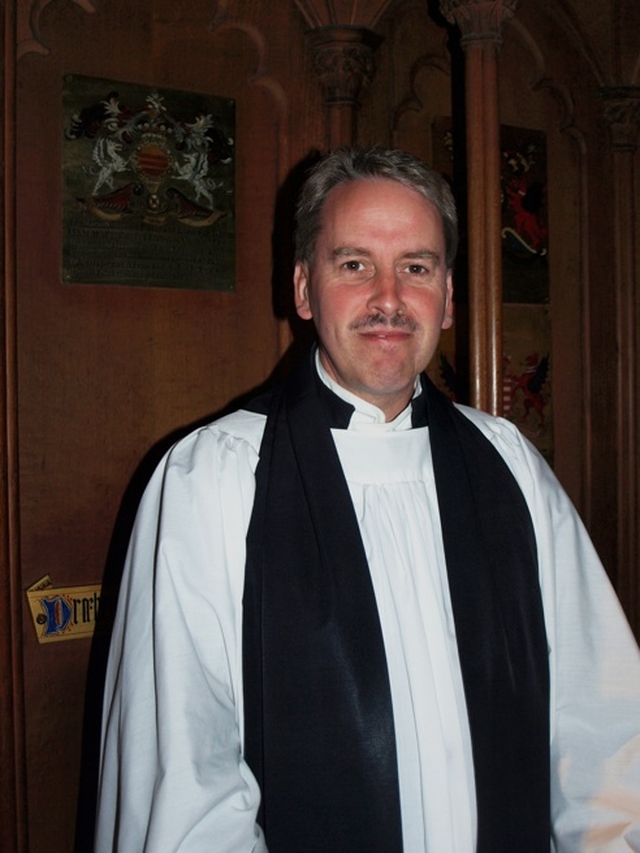 The Revd Canon Charles Mullen, Dean's Vicar of St Patrick's Cathedral who was recently elected a Canon of the Cathedral (Prebendary of Rathmichael). He succeeds the Rt Revd Trevor Williams who was elected Bishop of Limerick and Killaloe.