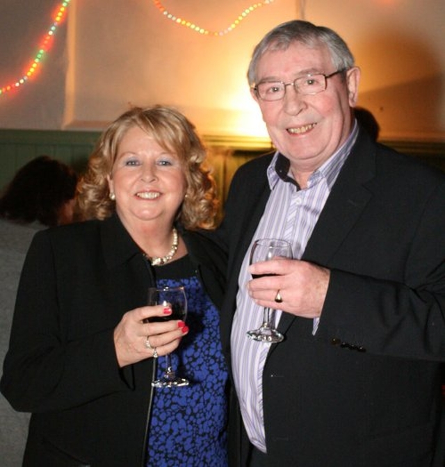 Jennifer and Paul Ledwith at the recent Sandford & St Philip’s Christmas Festivities in St Philip’s, Milltown Parish Hall.