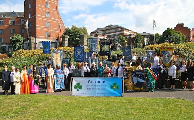 Members of the Girls Friendly Society from all over the world pictured outside Christ Church Cathedral following the closing service of the GFS World Council which was held in Ireland from 24 June - 4 July. The theme of council was 'Challenges and Change - A time for new thinking'.