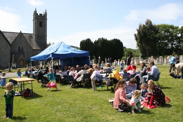 Parish Fun Day in the grounds of Christ Church, Delgany.
