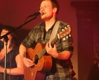 Chris Llewellyn of the Rend Collective on stage at 3 Rock's Reach Beyond Diocesan youth service in St Ann's in Dawson Street, Dublin.